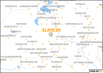 map of El Rincón