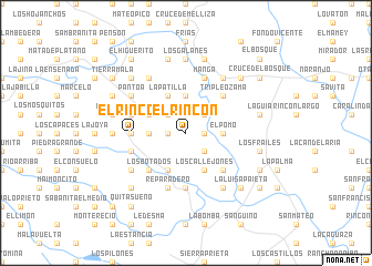 map of El Rincón