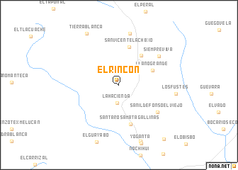 map of El Rincón