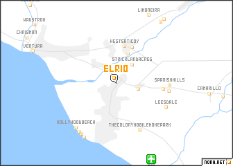 map of El Rio