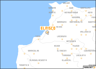 map of El Risco