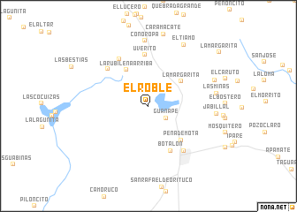 map of El Roble