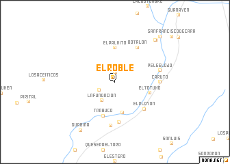 map of El Roble