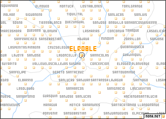 map of El Roble