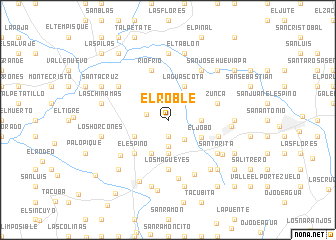 map of El Roble