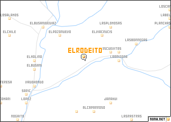 map of El Rodeíto
