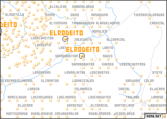 map of El Rodeíto