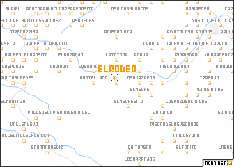 map of El Rodeo