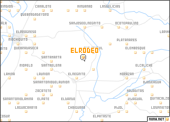 map of El Rodeo