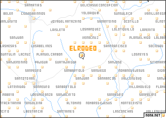 map of El Rodeo