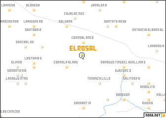 map of El Rosal