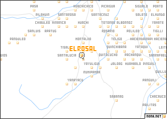 map of El Rosal