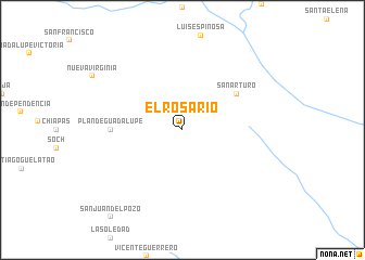 map of El Rosario