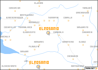 map of El Rosario