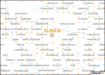 map of El Rucio