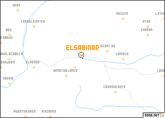 map of El Sabinar