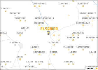 map of El Sabino