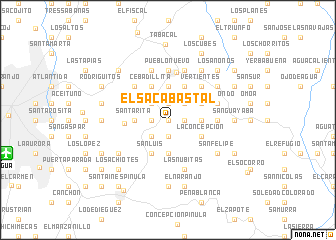 map of El Sacabastal