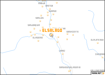 map of El Salado