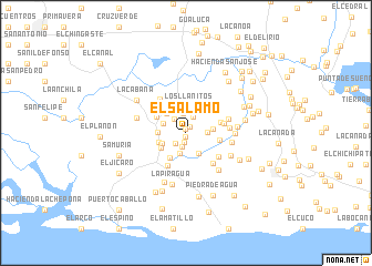 map of El Sálamo