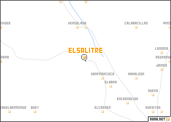 map of El Salitre