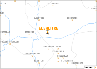 map of El Salitre