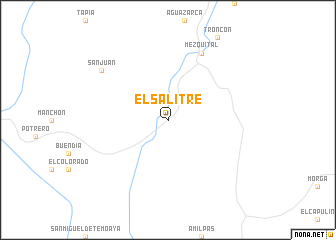 map of El Salitre