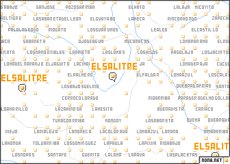 map of El Salitre