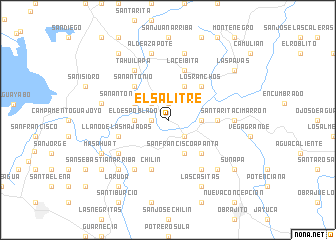 map of El Salitre