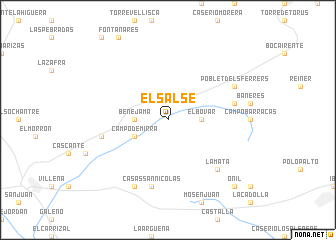 map of El Salse