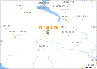 map of El Saltico