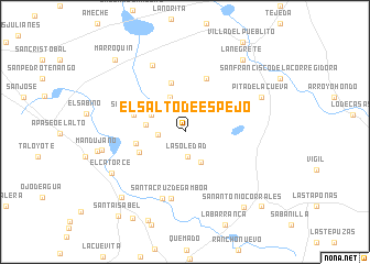 map of El Salto de Espejo