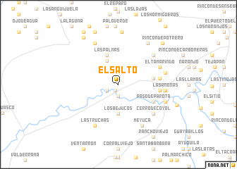 map of El Salto