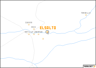 map of El Salto