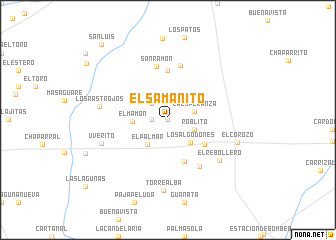 map of El Samanito