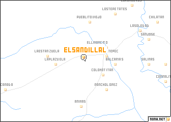 map of El Sandillal