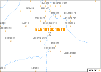 map of El Santo Cristo