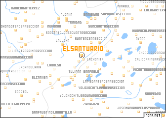 map of El Santuario