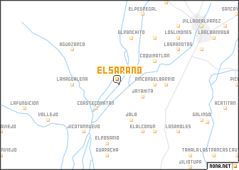 map of El Sarano