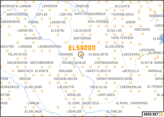 map of El Sarón