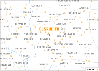 map of El Saucito