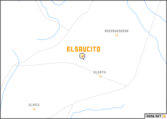 map of El Saucito