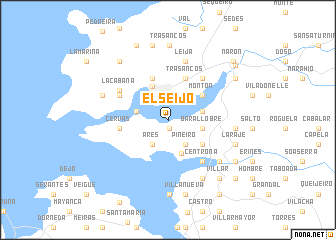 map of El Seijo