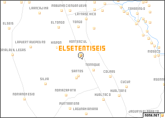 map of El Setentiséis