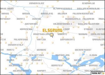 map of Elsgrund