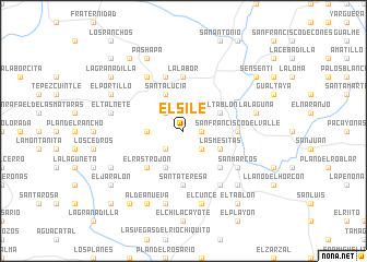 map of El Sile