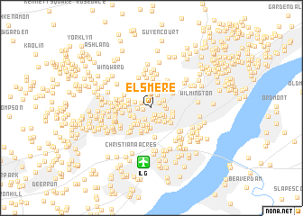 map of Elsmere