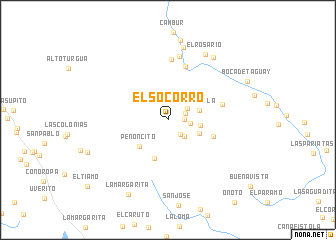 map of El Socorro