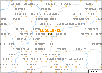 map of El Socorro