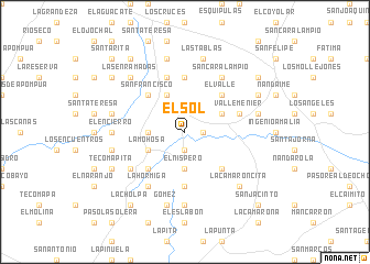 map of El Sol